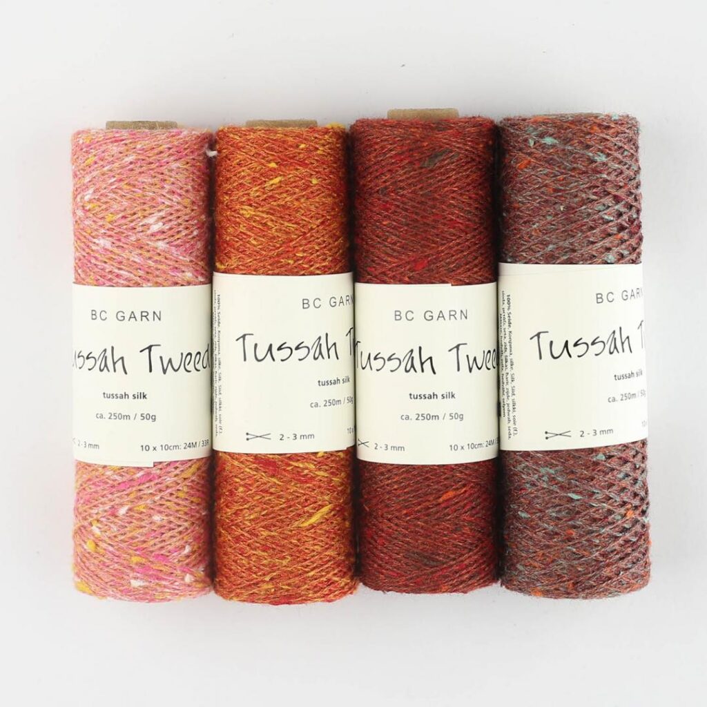 BC Garn Tussah Tweed (100% šilkas)