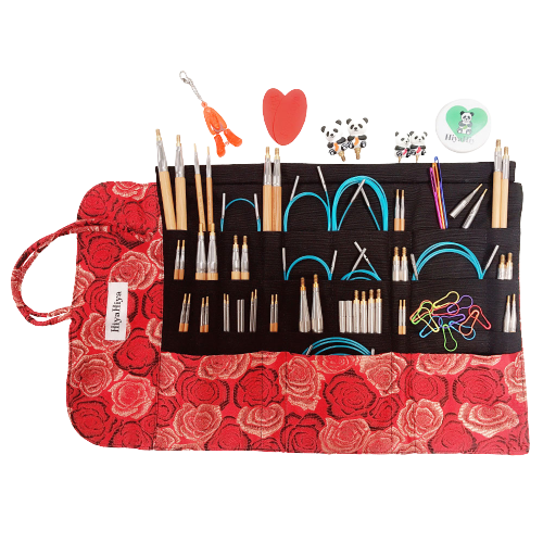 HiyaHiya Bamboo Pinnacle Plus prisukamų/ilgų virbalų komplektas '5' (11.5cm)